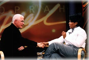 Frank Ostaseski and Oprah Winfrey